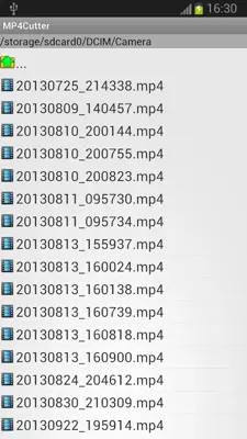 MP4 Cutter android App screenshot 1